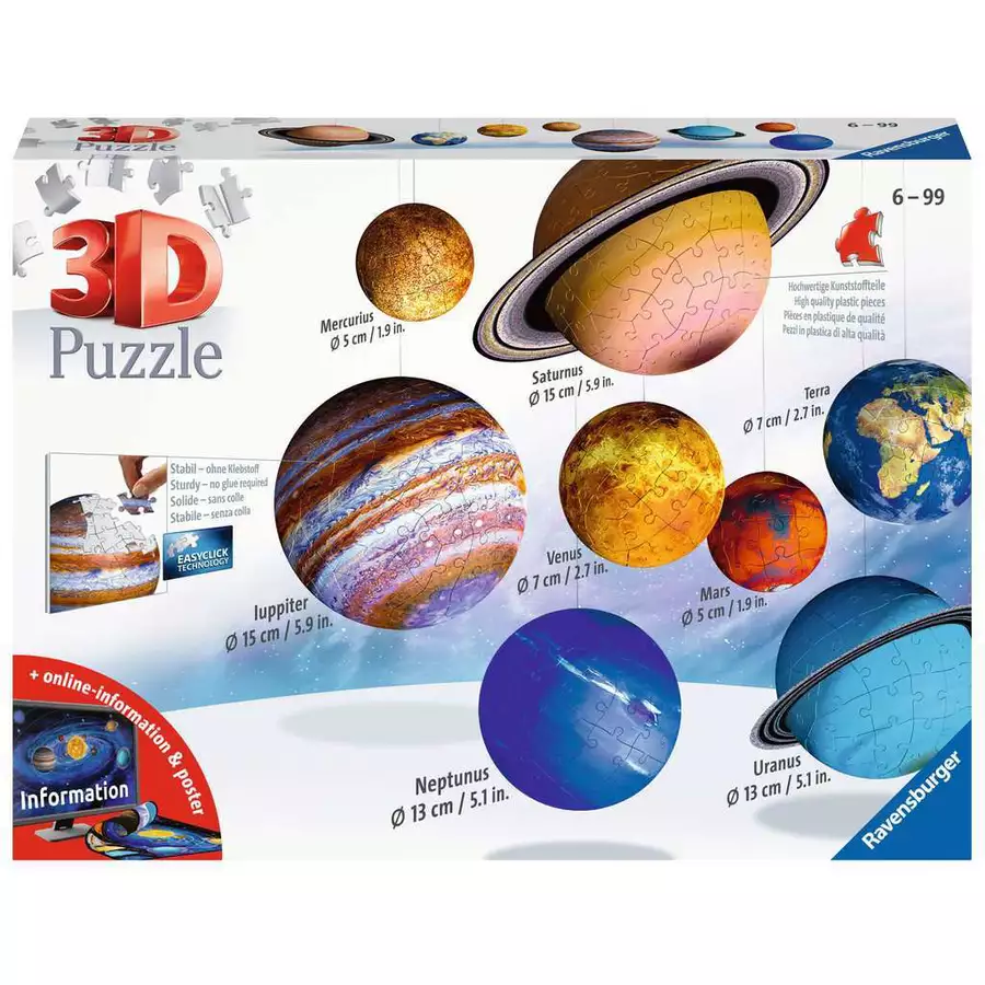 Ravensburger Planetensystem bunt