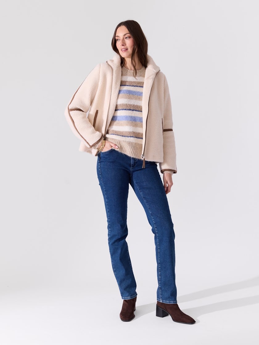 Kallie stripet genser T23
