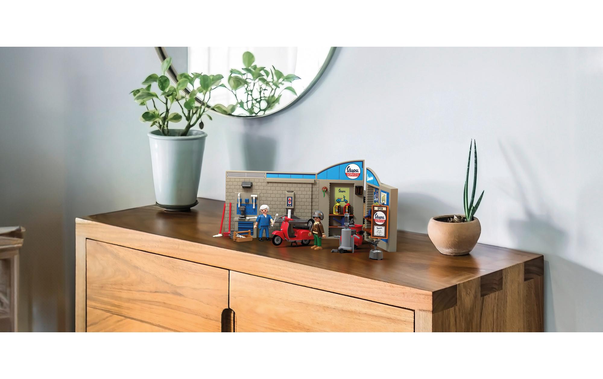 Vespa 60er Garage 71620Retro Mechaniker Spielset