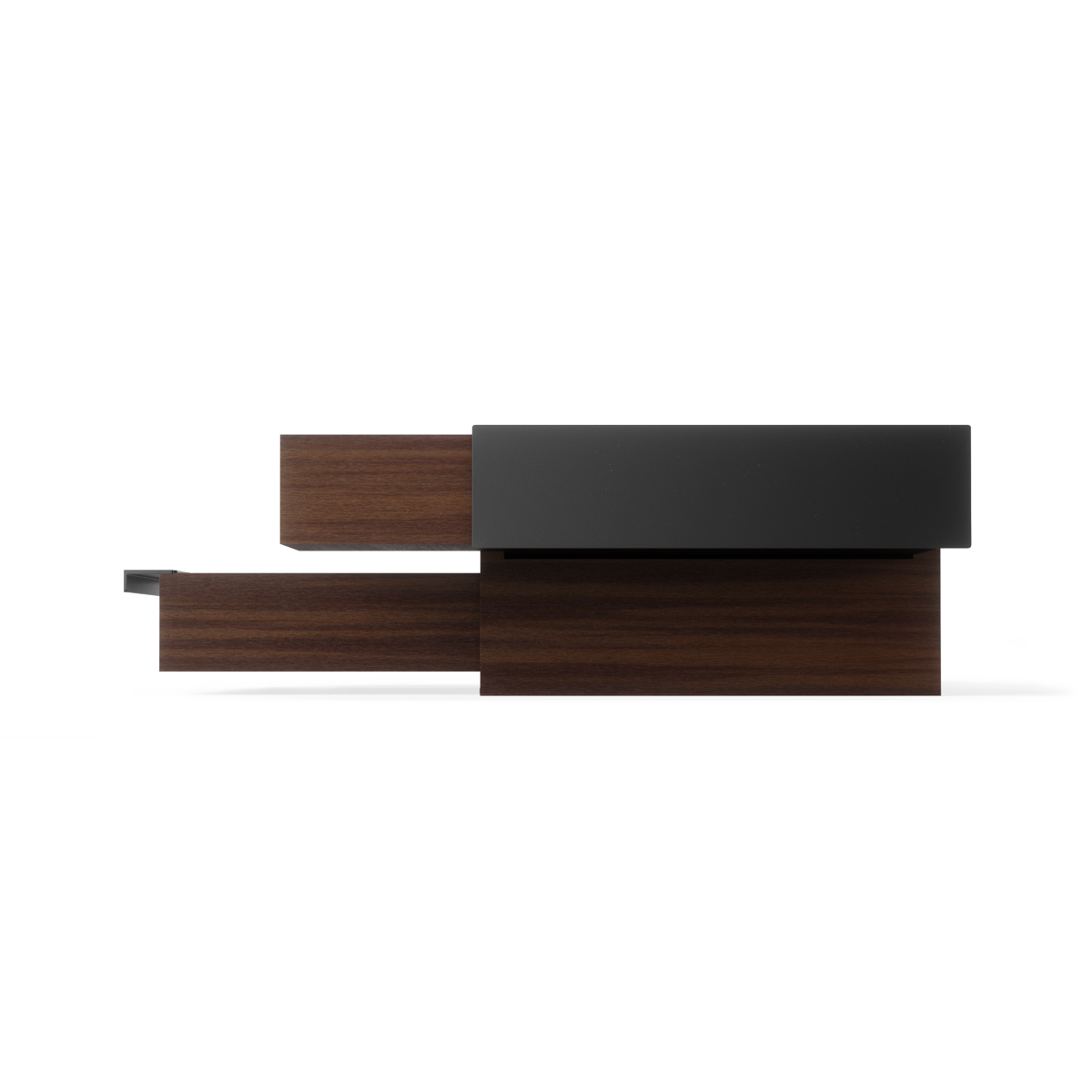 Juwelenbox Stowit zwart walnoot hout L