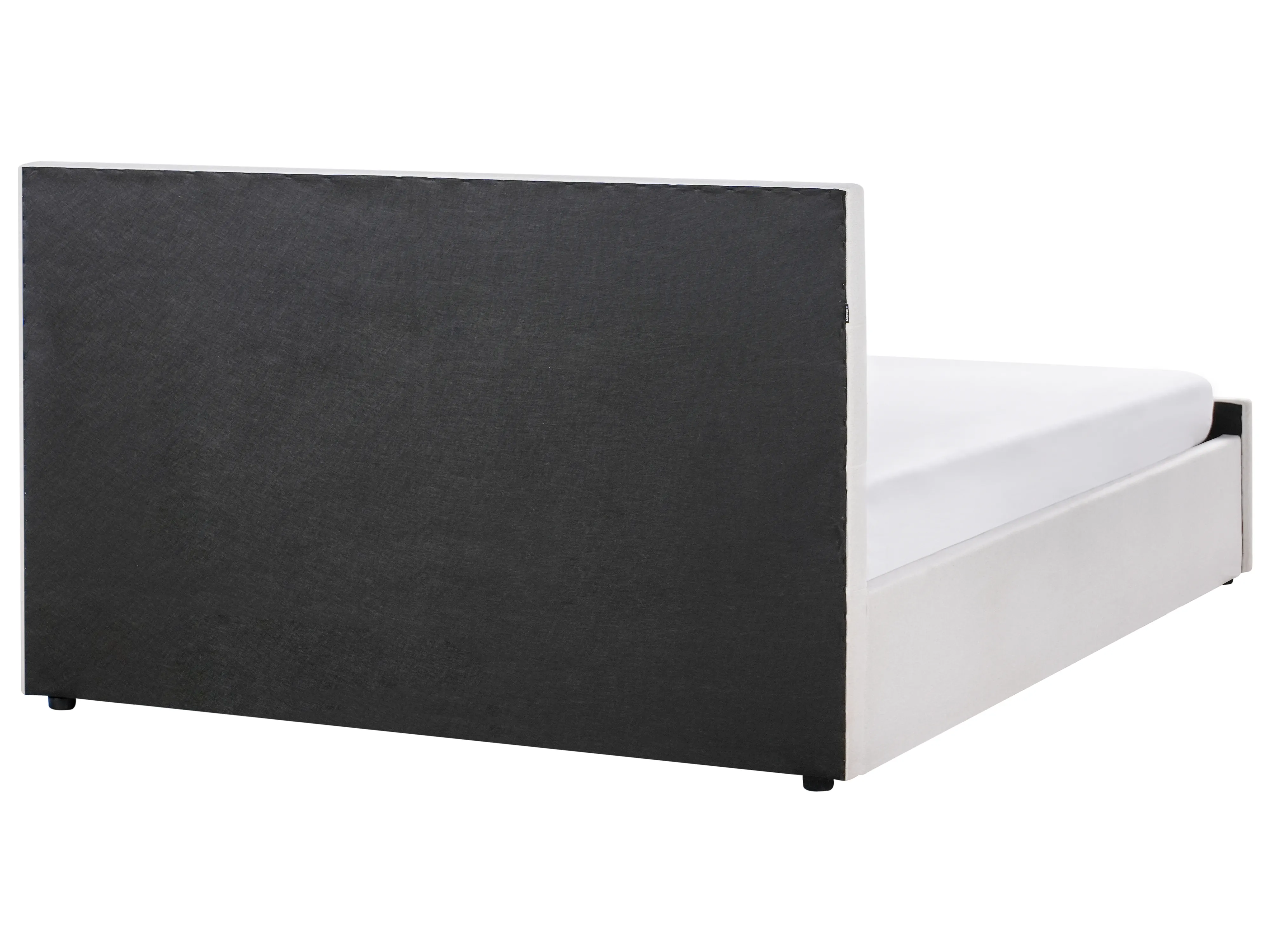 Bed met opbergruimte Stof AMIENS 180 x 200 cm Beige