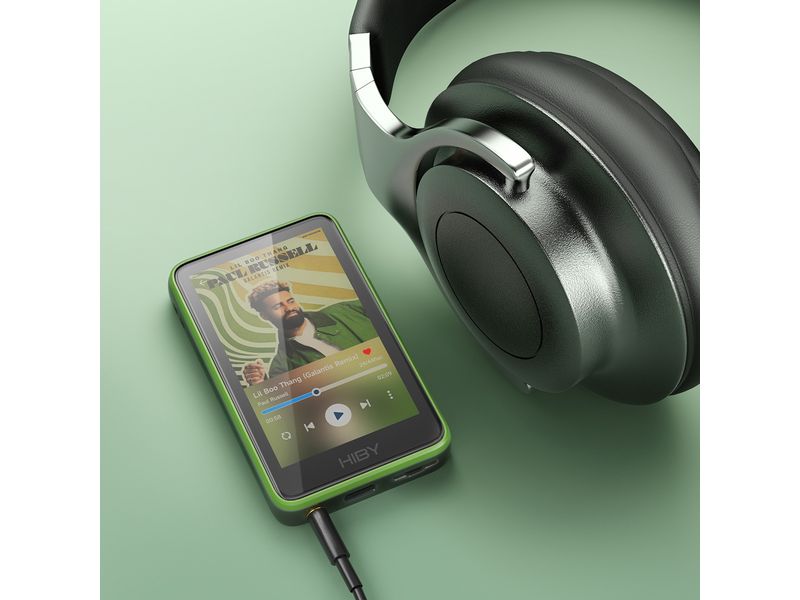 HiBy HiRes-Player R1 Grün Hochauflösender Musikplayer mit Bluetooth und WiFi