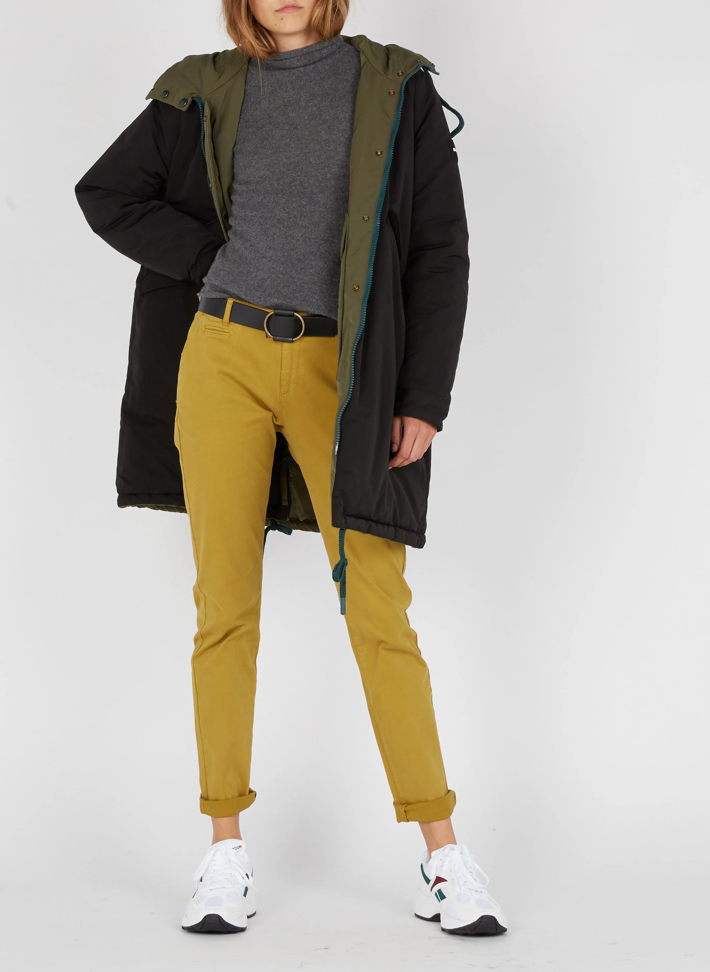 Ceinture en cuir de buffle | Noir