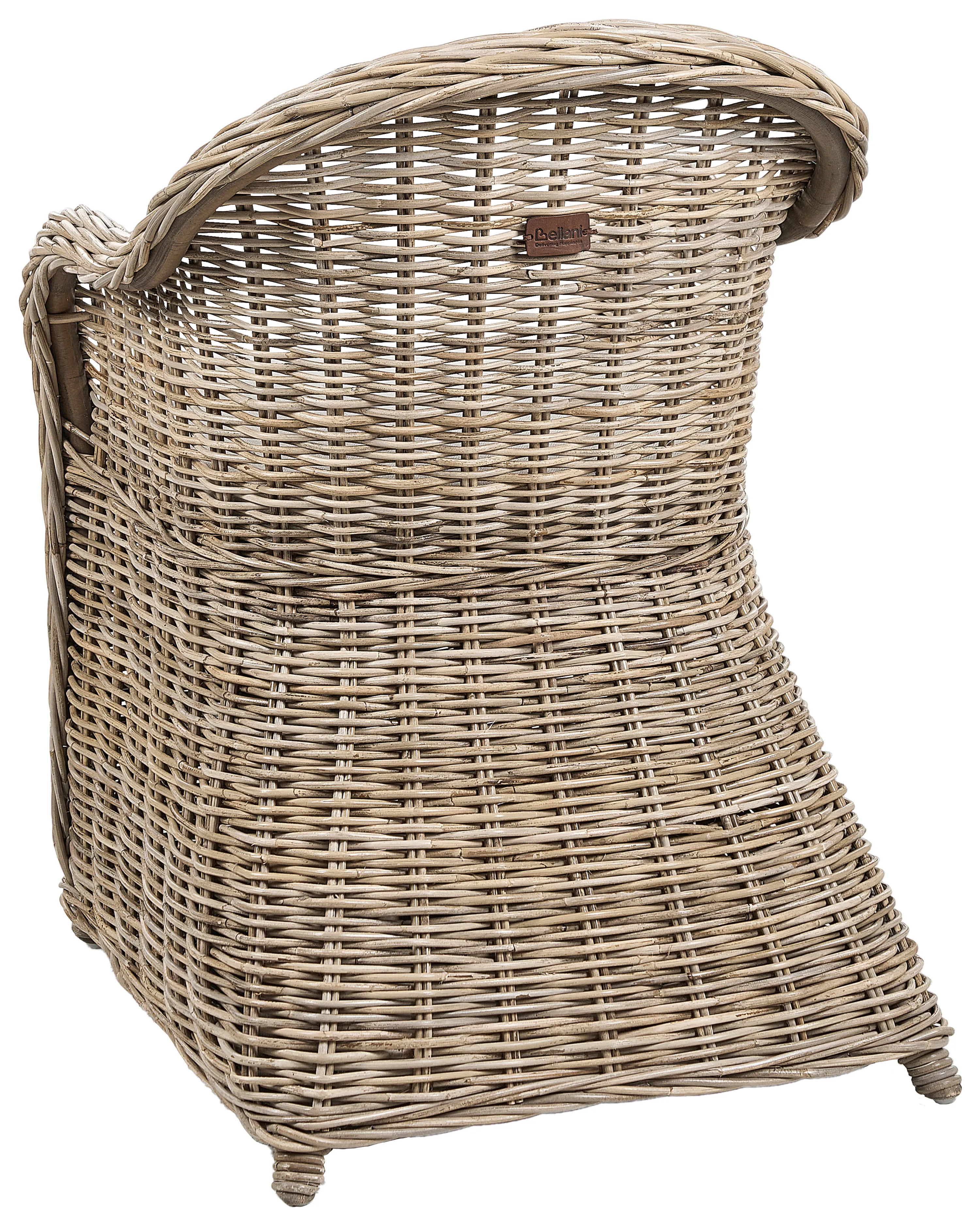 Tuinstoel set van 2 rotan naturel SUSUA II