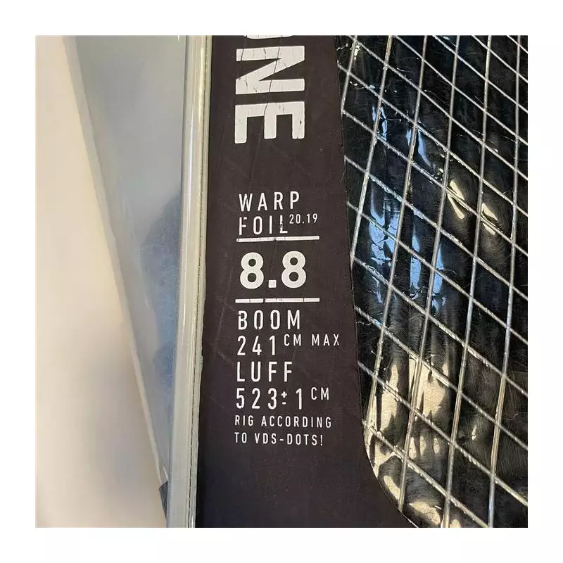 Voile windsurf DUOTONE Warp Foil 2019 8.8 Occasion C
