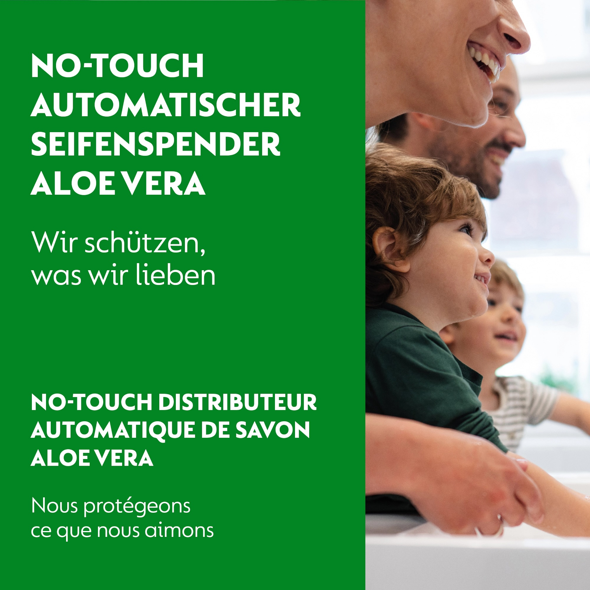 (250ml) No-Touch Starter Set Automatischer Seifen Spender inkl. Aloe Vera Flüssigseife Hand Seife Batteriebetrieben (3078579) - Weiss