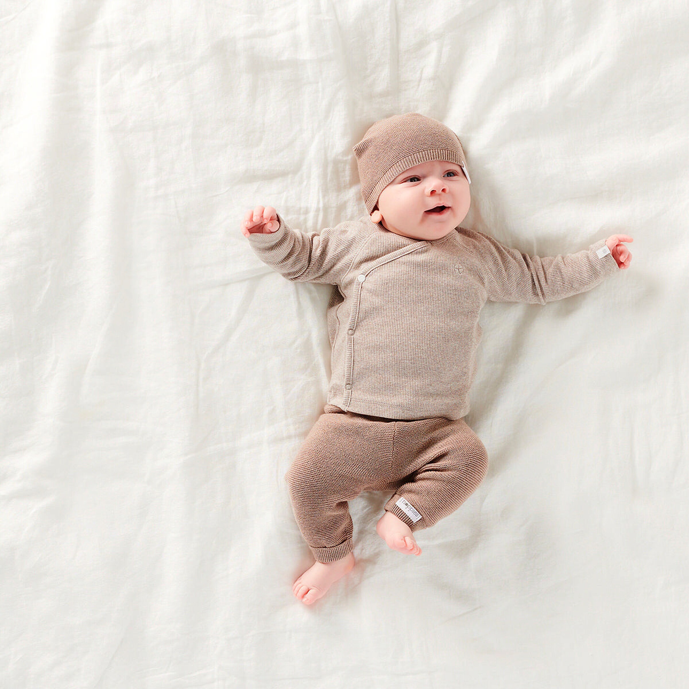 Noppies Baby Mütze Rosita Taupe Melange