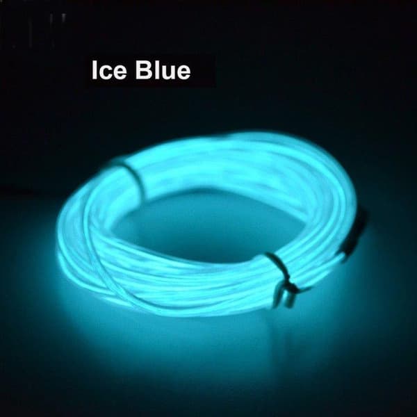 Glowstrip batteridrevet LED-lysstripe med fosforbelegg grønn - 3 meter