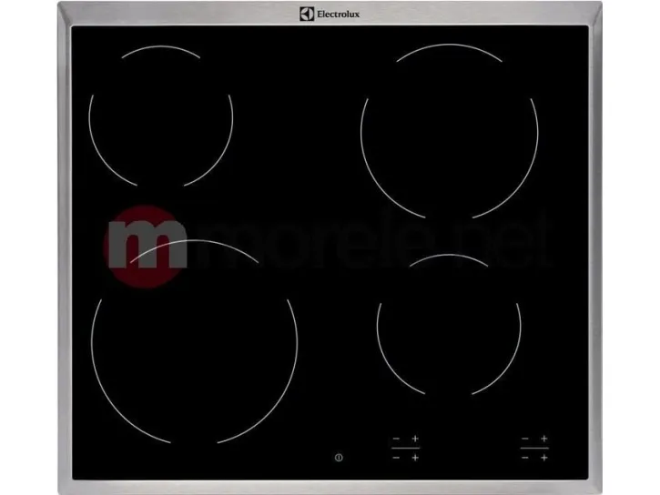 Electrolux EHF6240XXK, Sort, Indbygget, 57.6 cm, Keramisk, Keramisk, 4 zone(s)