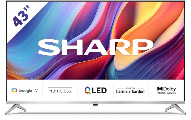 Sharp QLED-Fernseher »QLED GOOGLE TV, 43 ZOLL« 108 cm/43 ″