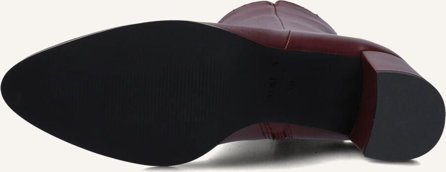 Notre-V 8560 Enkellaarsjes Enkelboots met rits Dames Rood