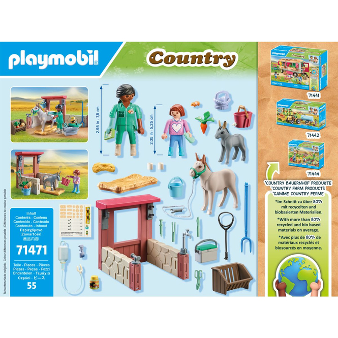 Playmobil® 71471 - Starter Pack Tierarzteinsatz bei den Eseln - Playmobil® Country