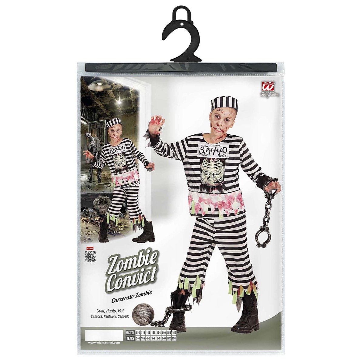 Halloween Kostuum Gevangene Zombie