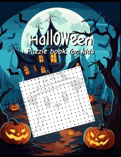 Halloween: Puzzle book for kids: with coloring pages. (Paperback)
