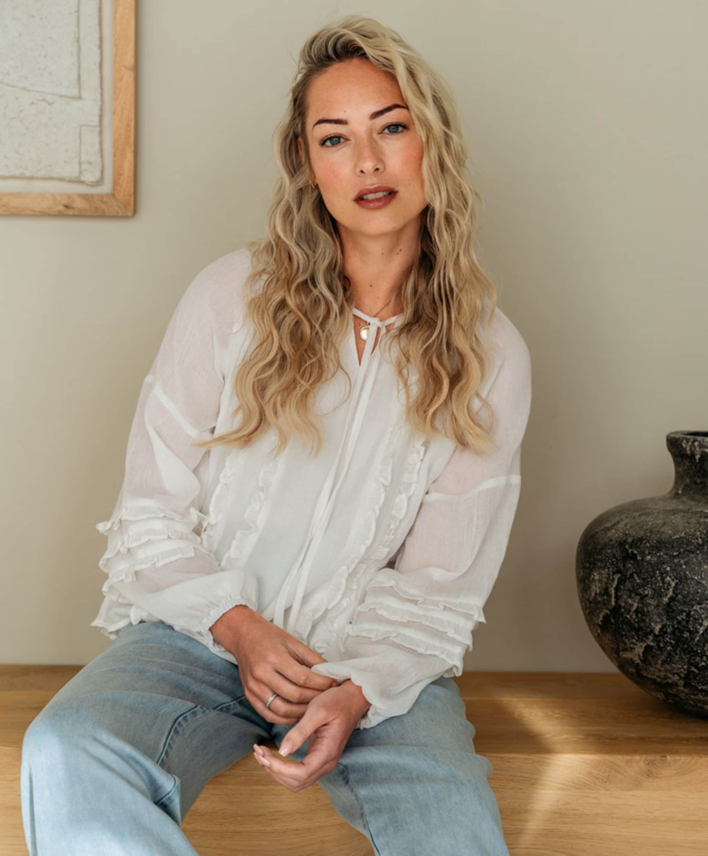 &Co Woman Dames blouse ecru
