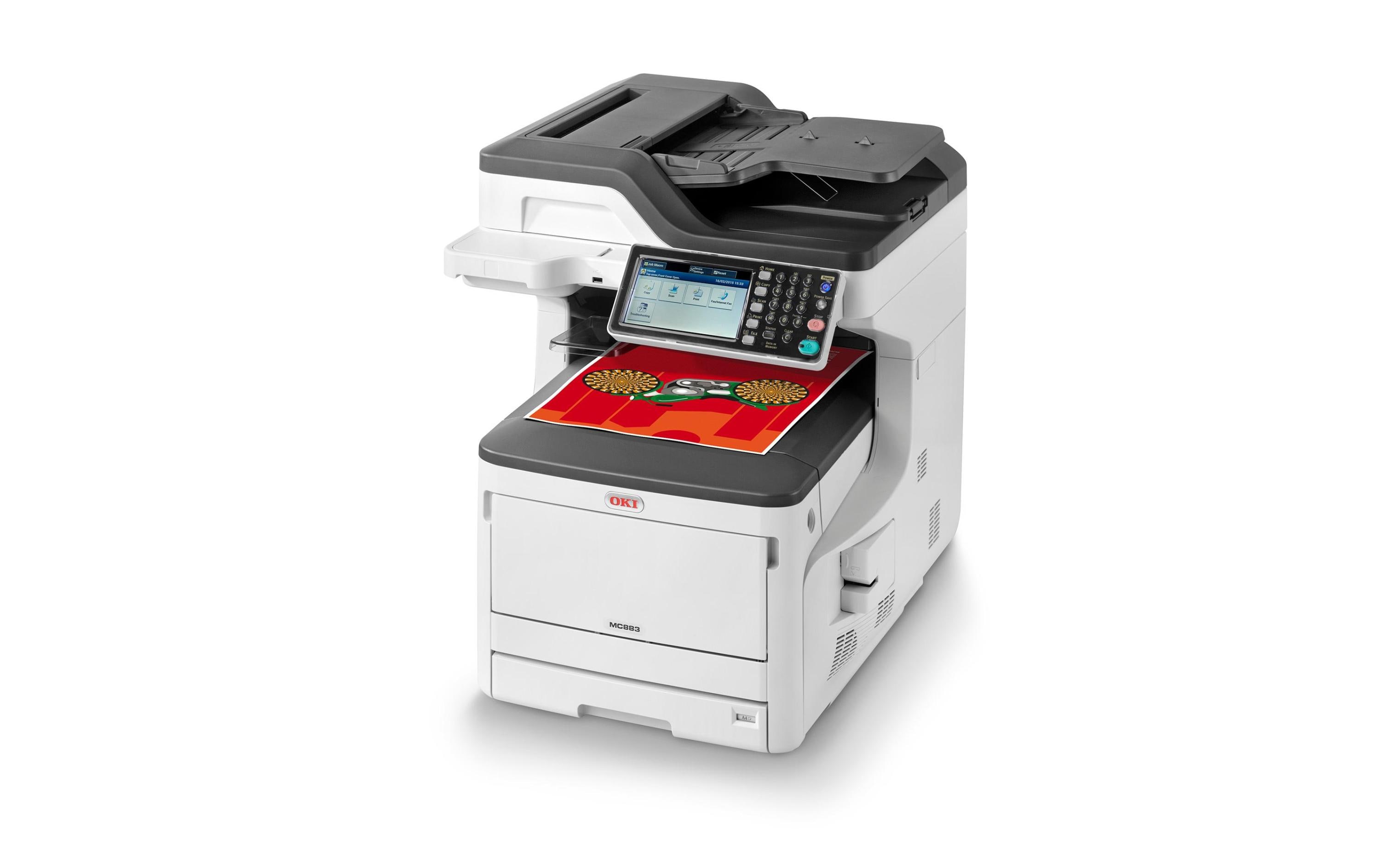 Multifunktionsdrucker MC883dn A3<br>4-in-1-A3-Farblaser-Multifunktionsdrucker für grosse Arbeitsgruppen