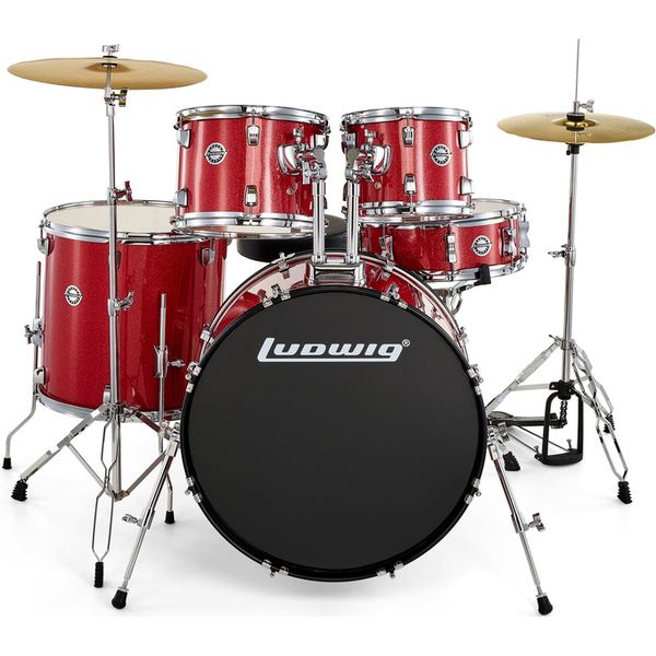 Ludwig Accent Drive 5pc Red