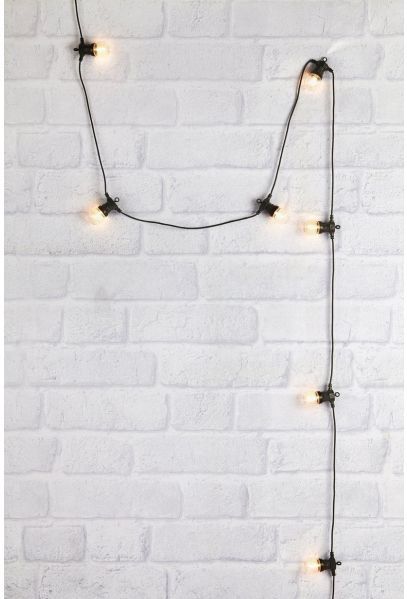 Markslöjd Tuin 24 LED lichtketting Circulair 10-lamps G45 Circular, dimbaar, helder / transparant, Kunststof, Modern