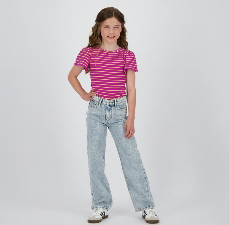 Vingino - Cato Heart - Jeans - Lichte Bleach - Meisjes