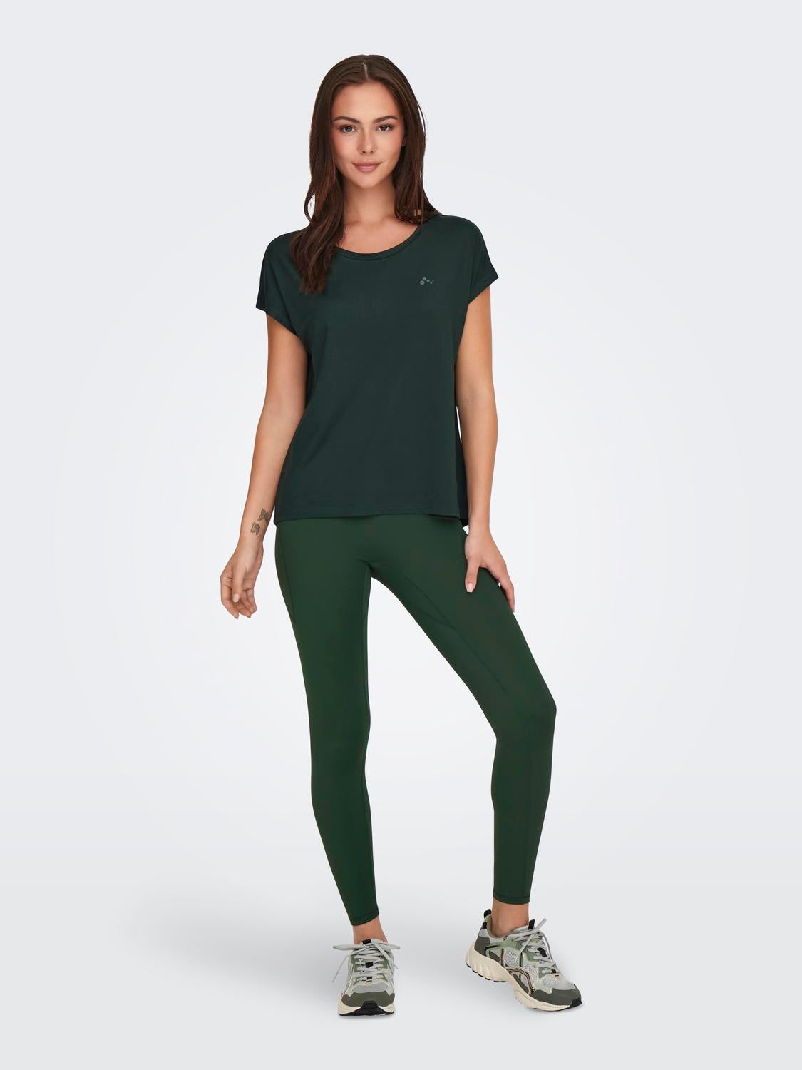 ONPJAM-3-SANA Super-High Waist Enger Schnitt Sportleggings Scarab