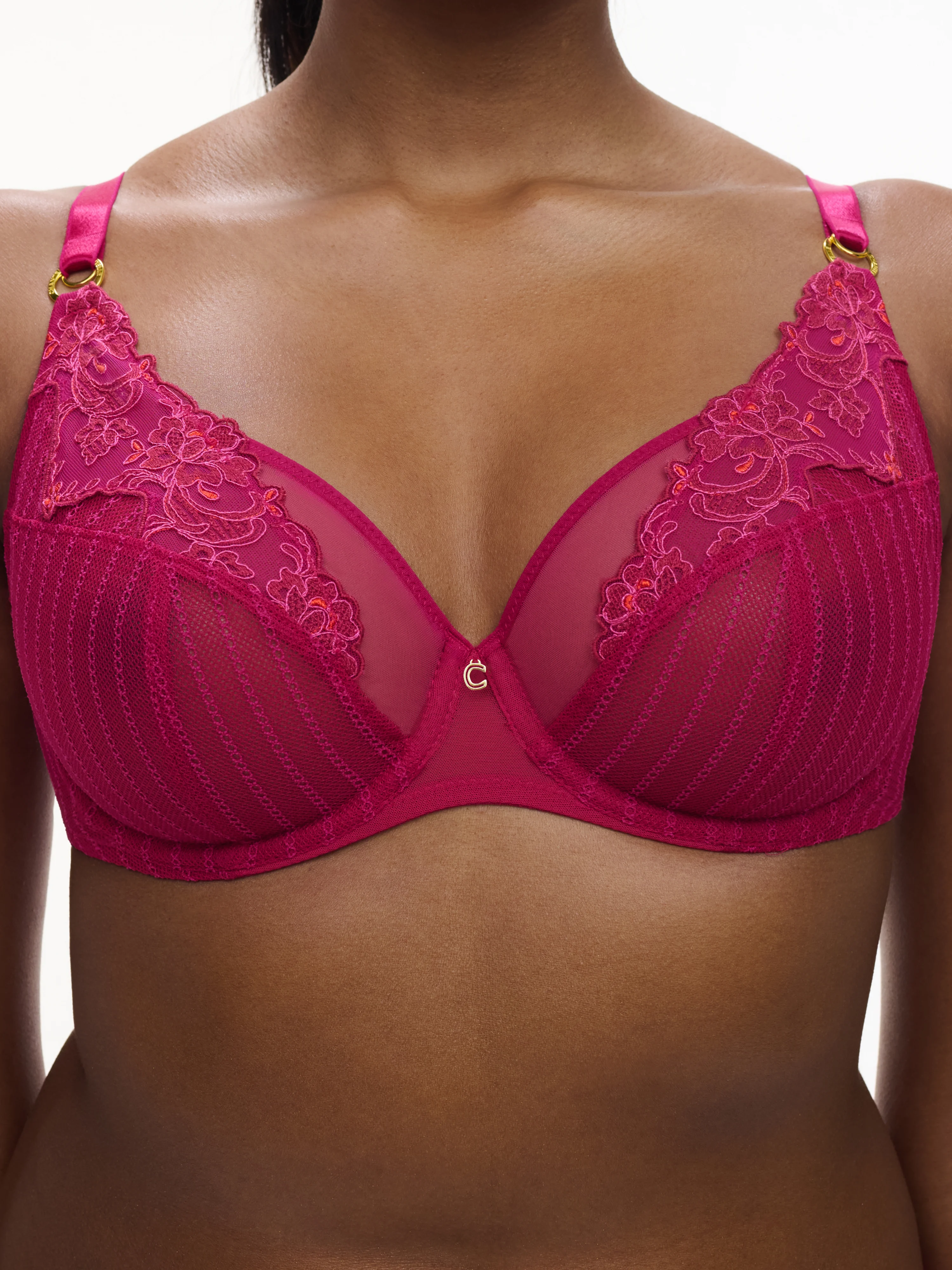 CABARET SAUVAGE - Soutien-gorge emboîtant broderie | Multicolore