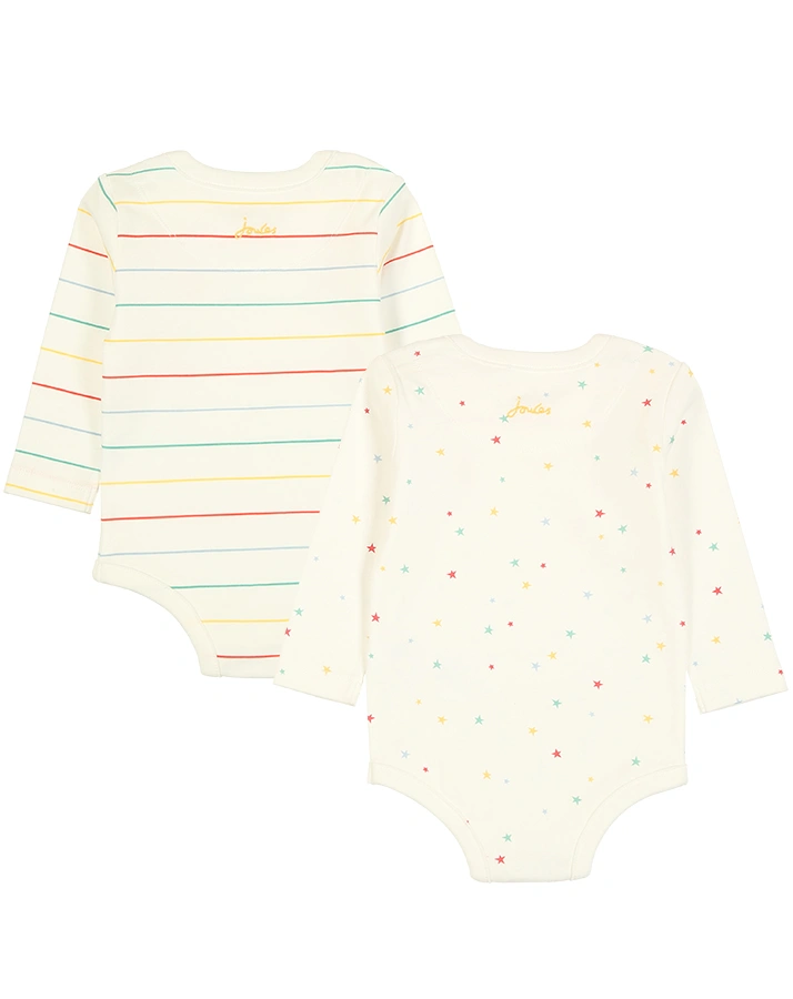 Langarm-Body WHITESTAR 2er-Set in weiß