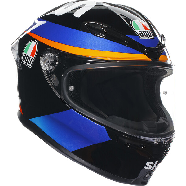 AGV - Casque K6 S Marini Sky Racing Team 2021 Noir / Bleu