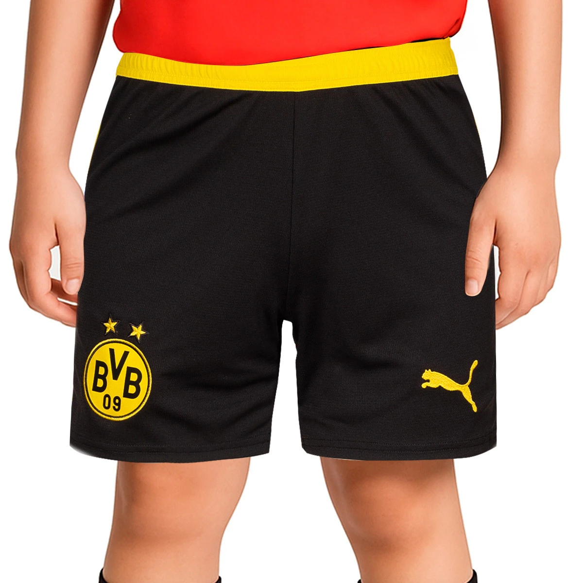 Calções Puma BVB Borussia Primeiro Equipamento 2025-2026 Criança