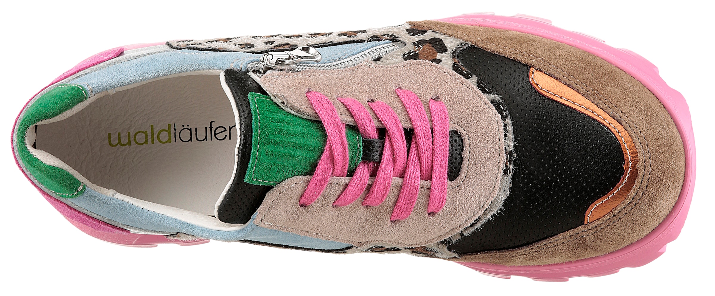 Waldläufer Keilsneaker »H-AJALA«  in Komfortweite H = sehr weit, Freizeitschuh, Halbschuh, Schnürschuh