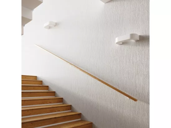 Sollux Applique murale à 1 ampoule en céramique blanche, E27