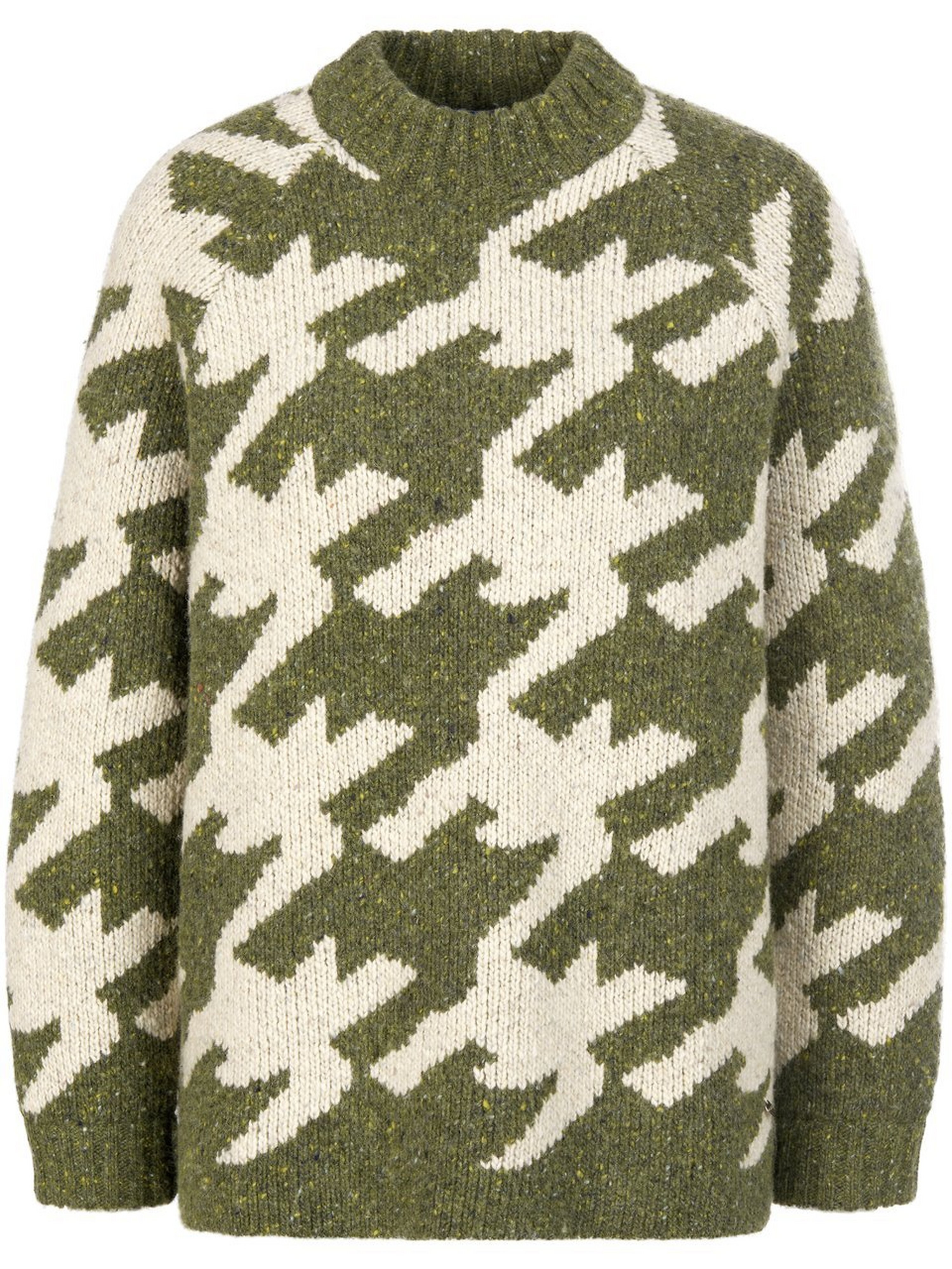 Pullover mit Stehbundkragen