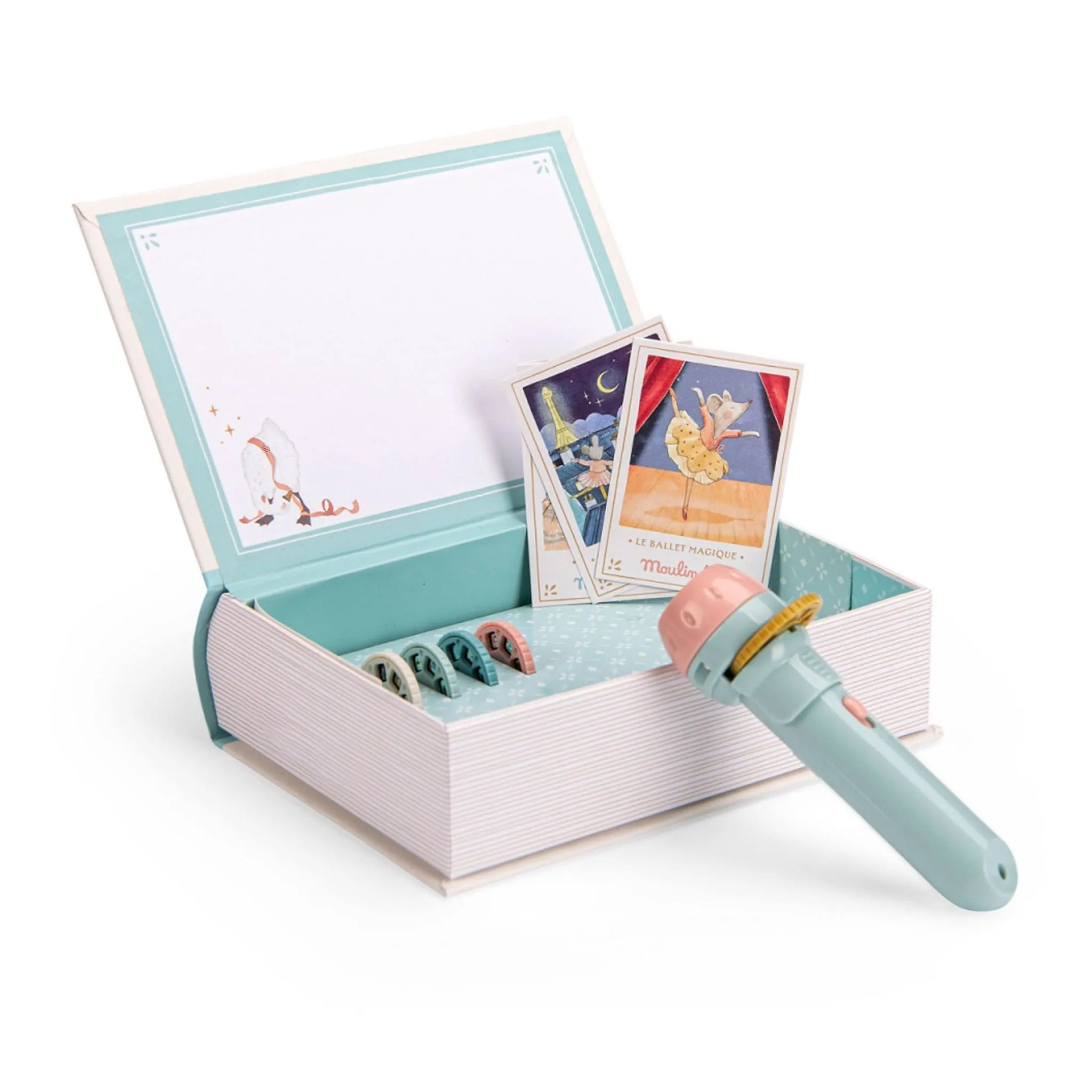 Moulin Roty Coffret Lampe à Histoire - Petite École de Danse