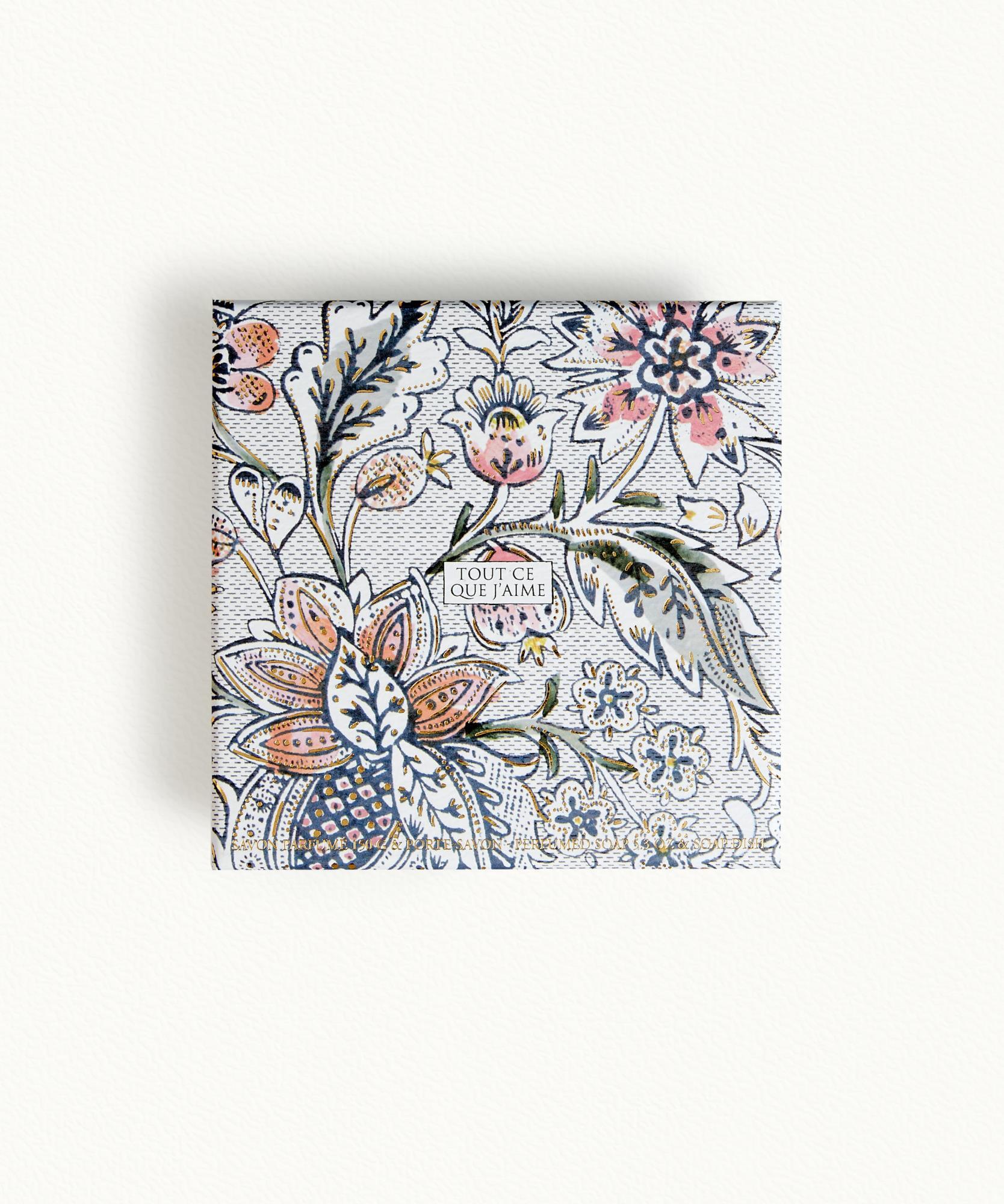 Mon Immortelle  Savon & porte savon - 150 g + 11 x 11cm