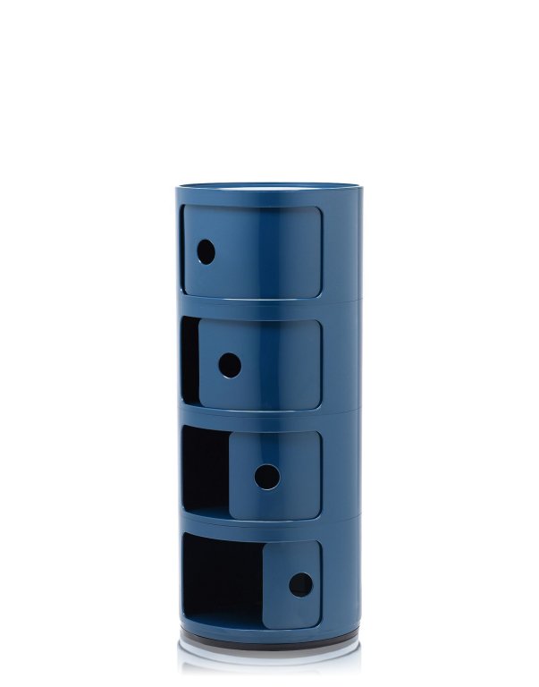 Kartell Componibili kast extra large (4 comp.) Ø32 rood