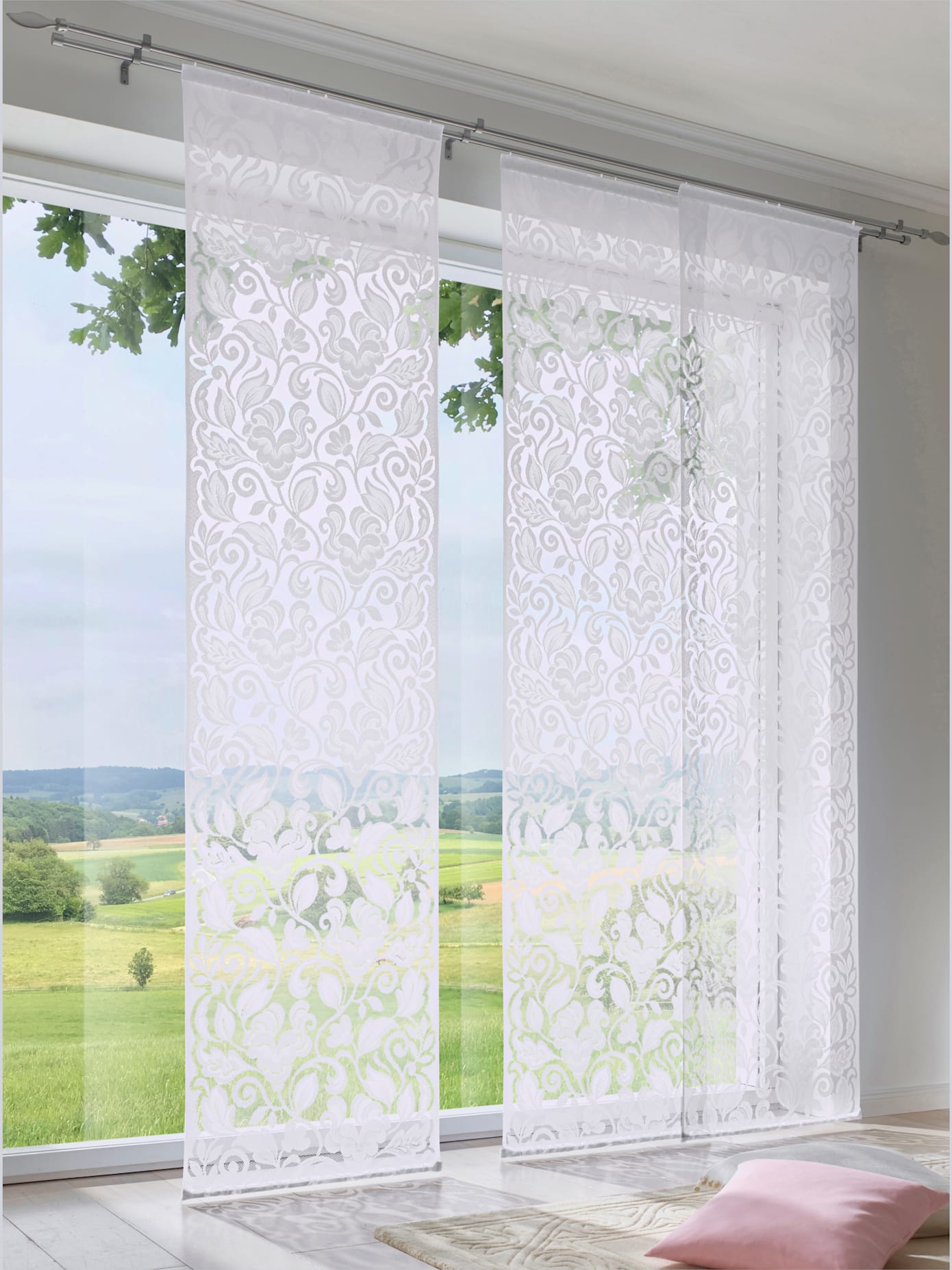 Panneaux-rideaux qualité jacquard