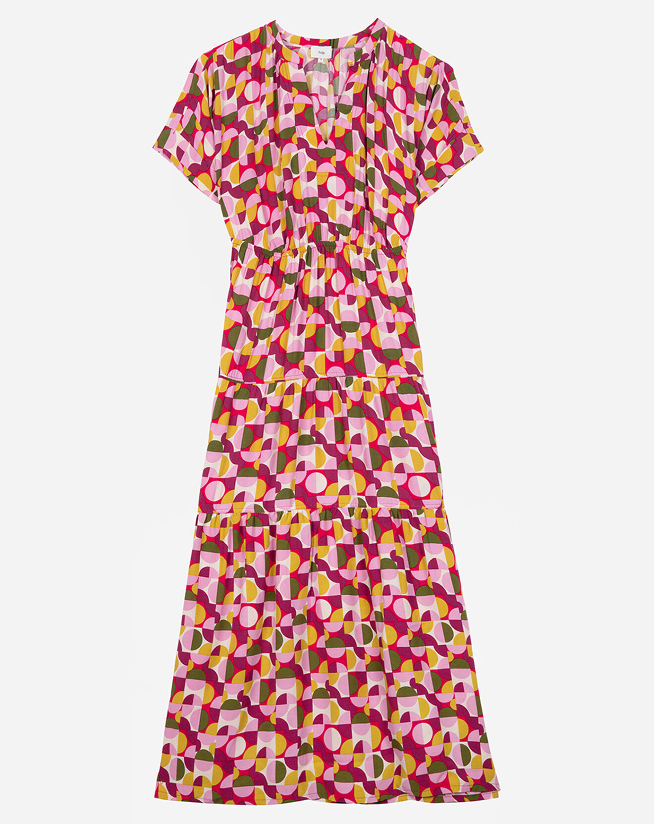 An'ge Robe Motta fuchsia/multicolore
