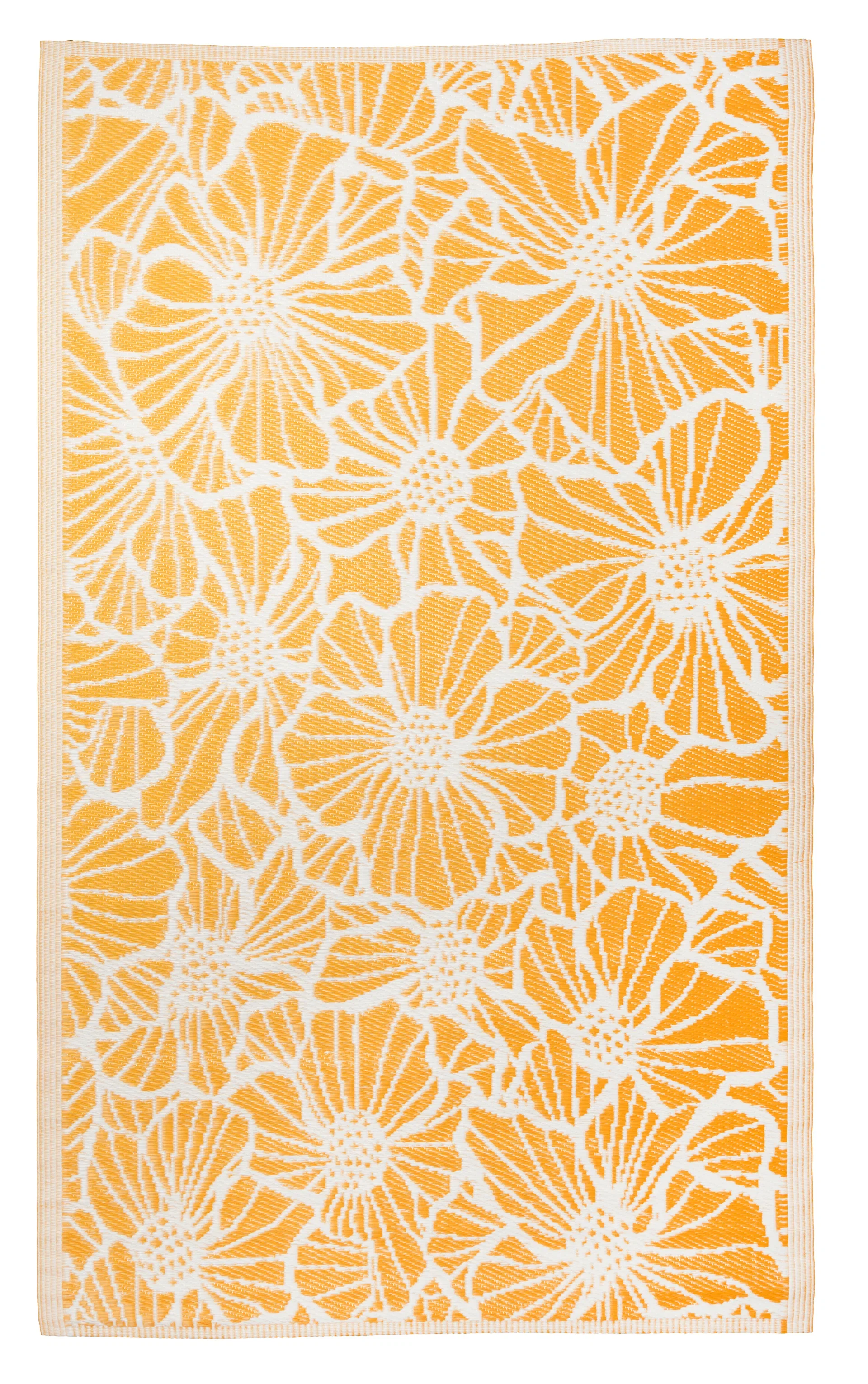 Uteteppe Yellow Flowers Lengde 230 cm
