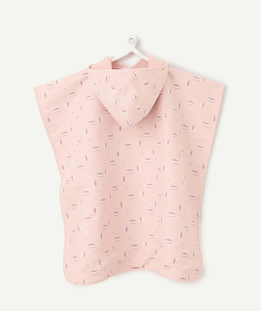 FRESKponcho de plage bébé fille rose