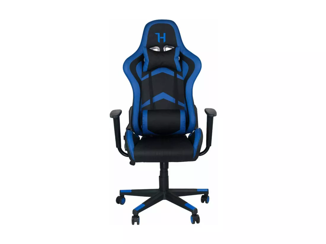 Chaise de jeu Titan 71x70,5x136cm noir/bleu Thinia Home
