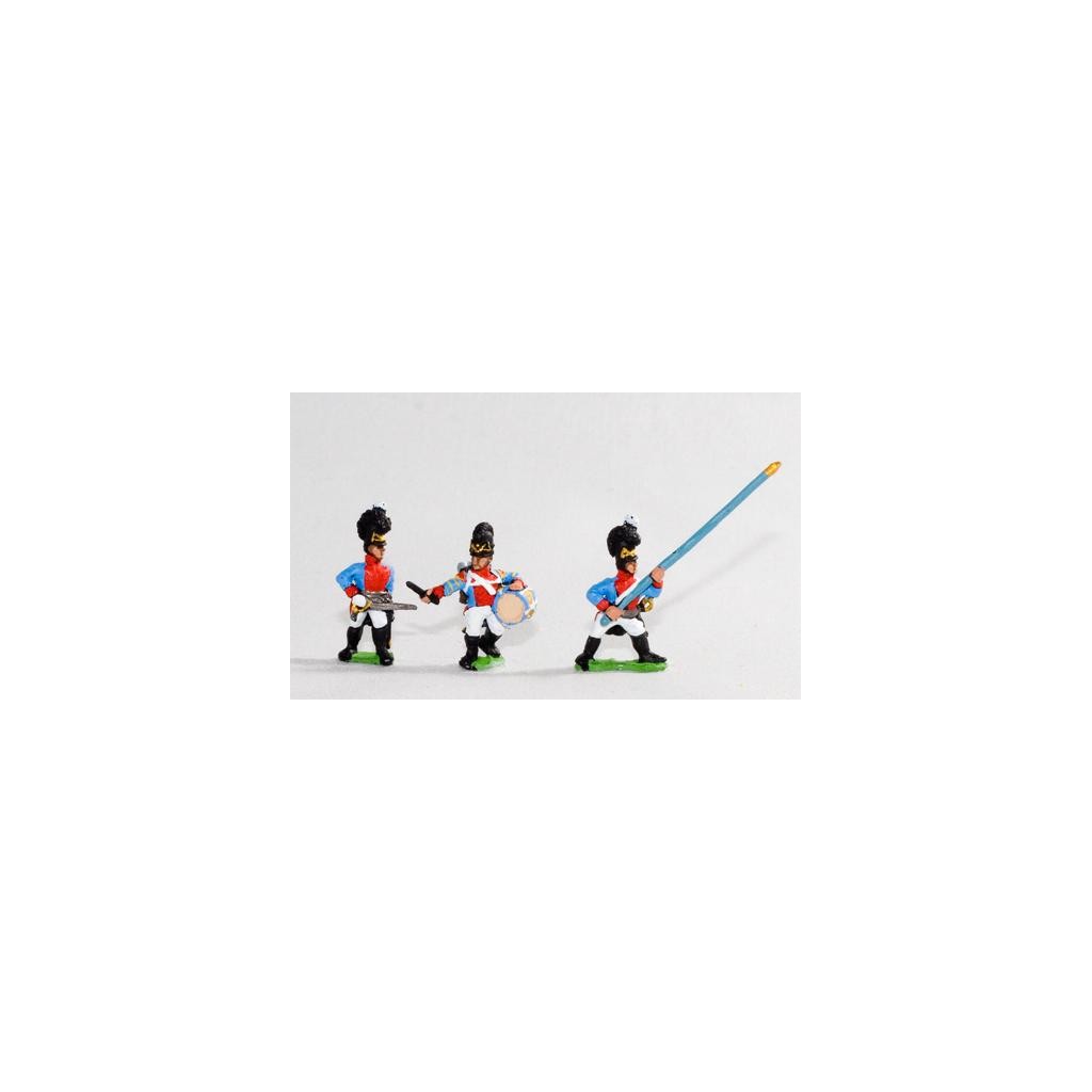 Bavarian 1805-14: Line Grenadiers or Jagers: Command: 2 Officers, 2 Drummers, 2 Standard Bearers