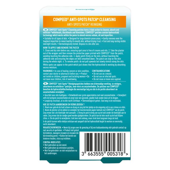 Compeed Anti-Spots Cleansing patches 7 stuks