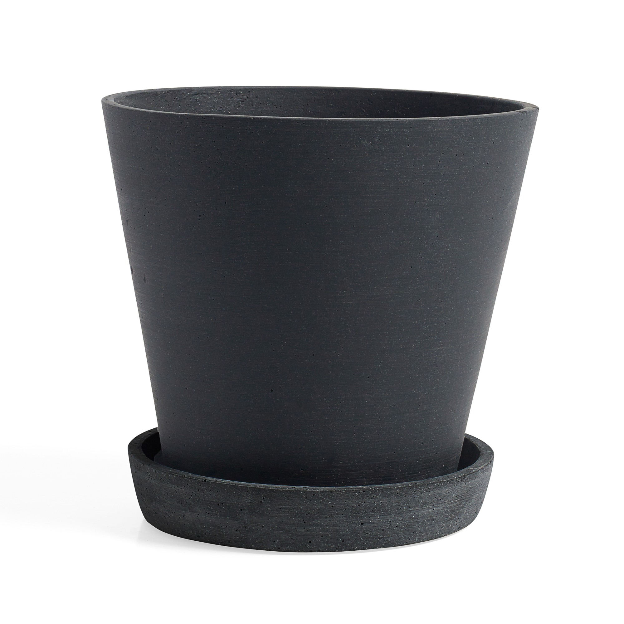 Bloempot Flowerpot L zwart