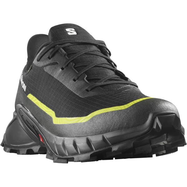 Chaussure trail SALOMON ALPHACROSS 5 GORE-TEX BLACK/PEAT/SULPHUR SPRING