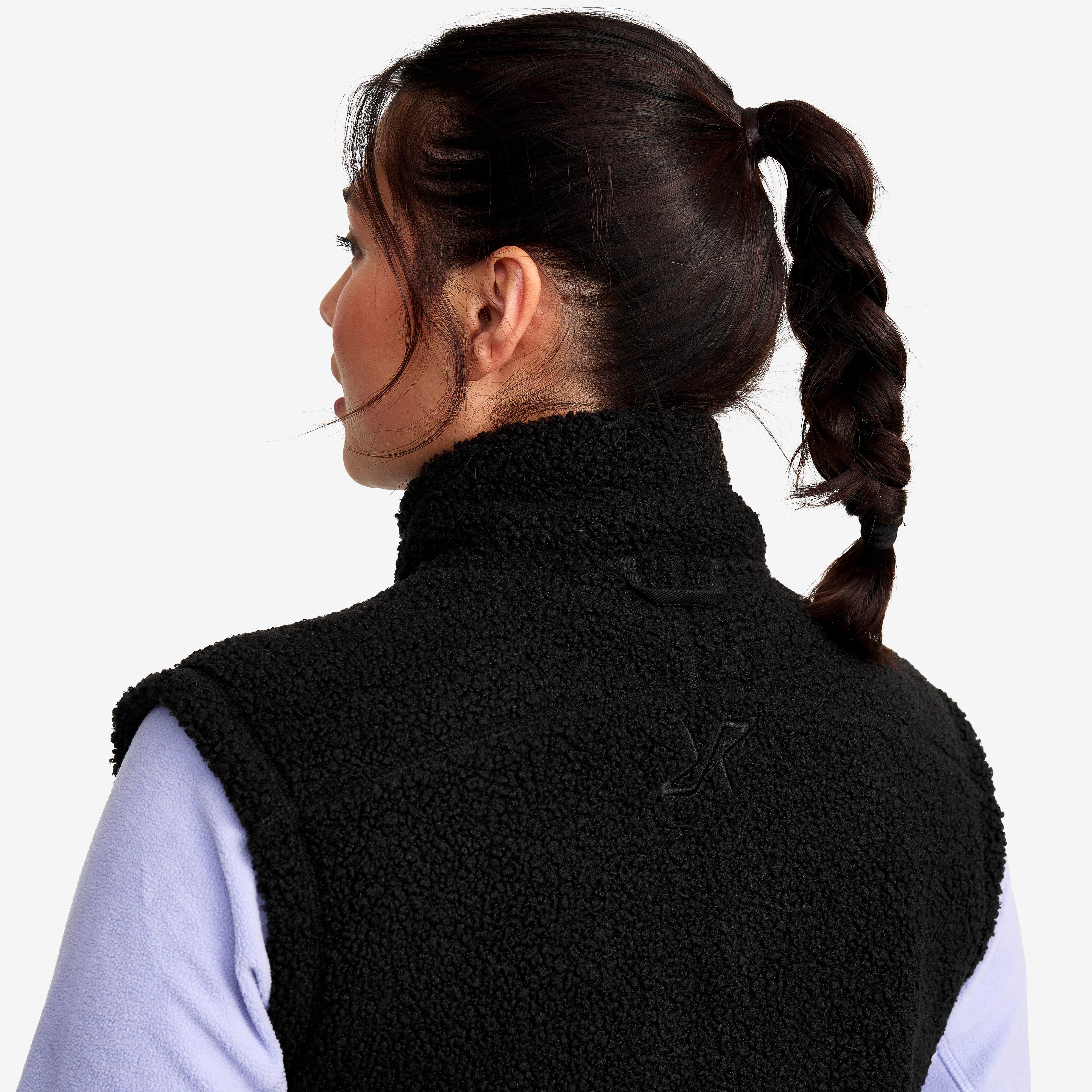 Bigfoot Pile Vest Dame Jetblack