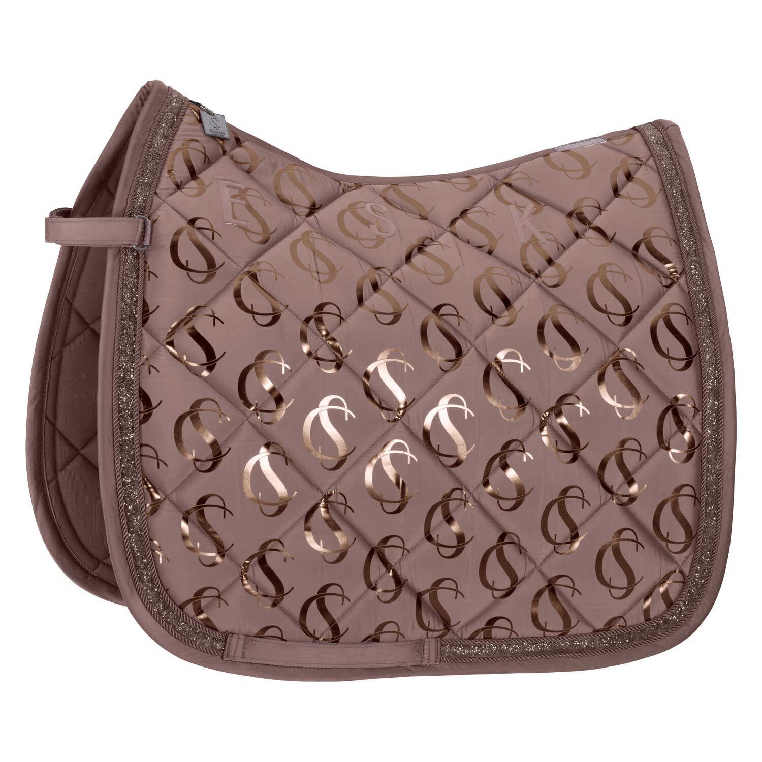 ESKADRON Classic Sports Schabracke Glossy Jewel  - deep taupe