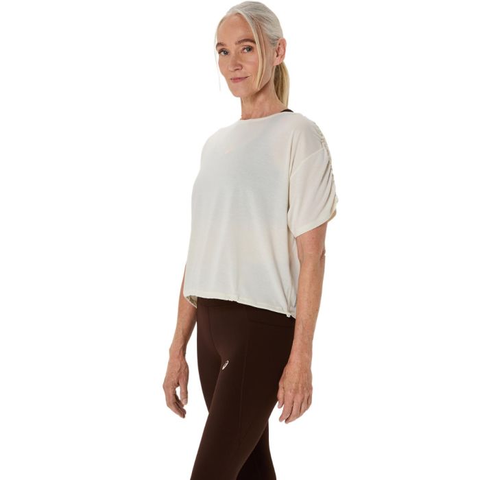 Asics Dame T-shirts Nagino Run SS Top Hvid