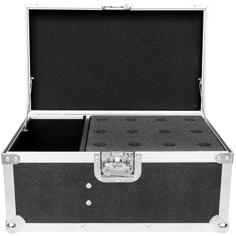 Prodjuser MIC DELUXE MK2 flightcase voor 12 microfoons