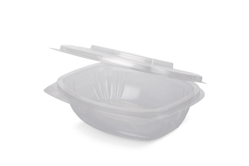 Saladebakje met klapdeksel 375ml BIO