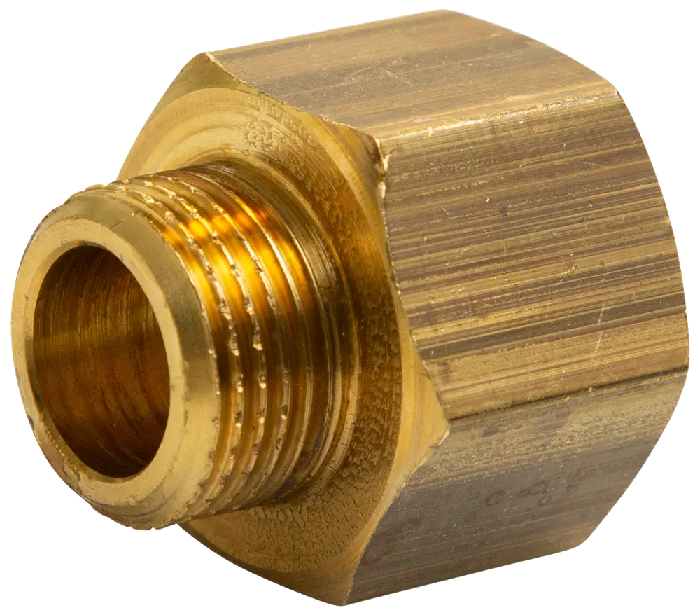 Spidsmuffe 3/4'' x 1/2'' - messing