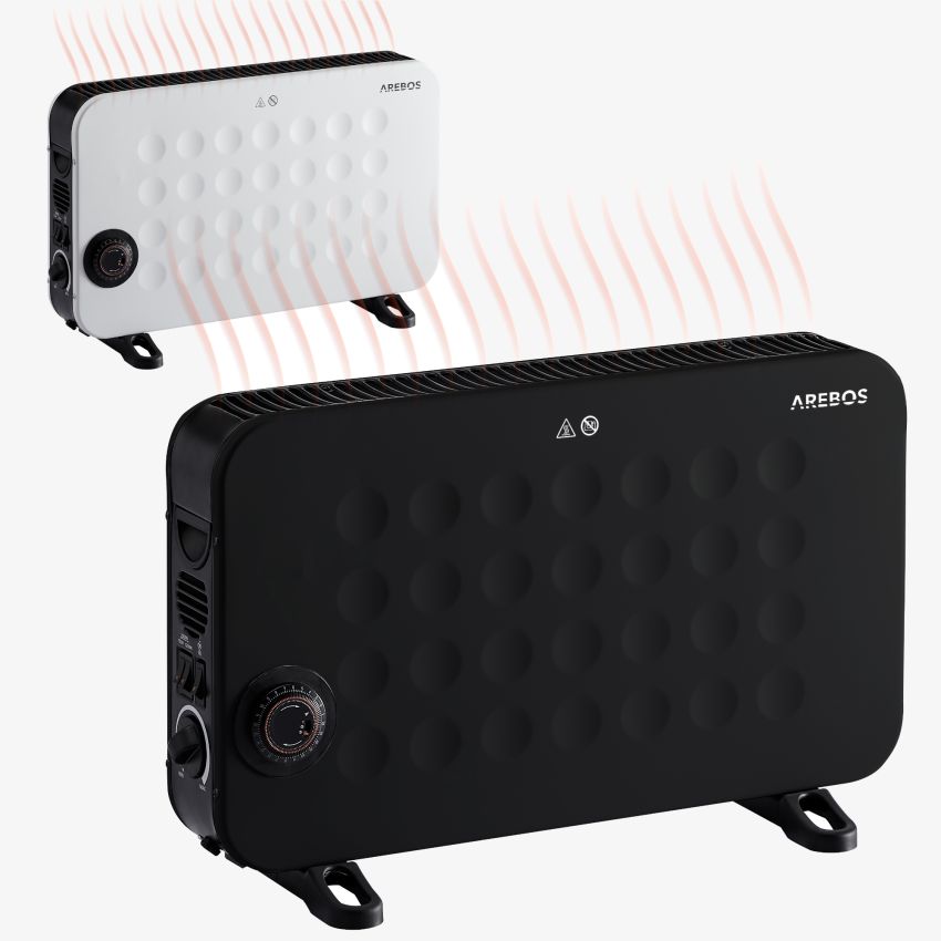 Konvektor 2000 W schwarz